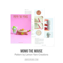 Momo the Mouse amigurumi pattern by Lemon Yarn Creations