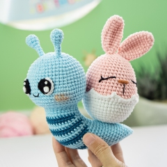 Egg Snail amigurumi by Lennutas