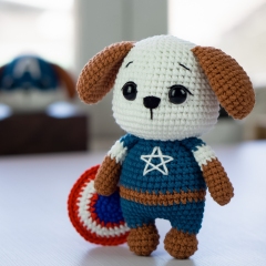Shielddog amigurumi pattern by Lennutas