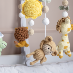 Safari Crib Mobile amigurumi pattern by GatoFio