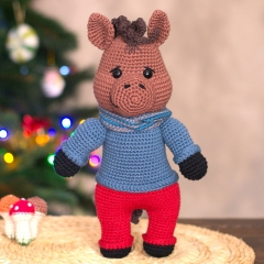 Hosea the horse amigurumi pattern by LaCigogne