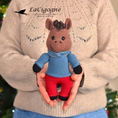 Hosea the horse amigurumi by LaCigogne