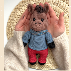 Hosea the horse amigurumi pattern by LaCigogne