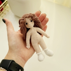 Baby girl amigurumi pattern by Fluffy Tummy
