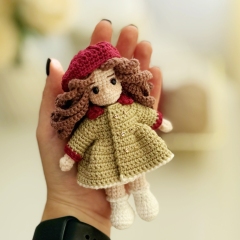 Baby girl amigurumi pattern by Fluffy Tummy