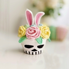 Bunny Skull amigurumi by Fluffy Tummy
