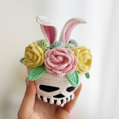 Bunny Skull amigurumi pattern by Fluffy Tummy