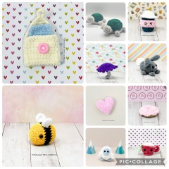 Mini Amigurumi Bundle amigurumi pattern by Whimsical Yarn Creations