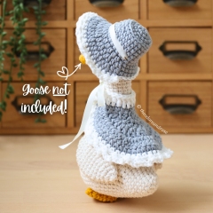 Mother Goose Crochet Bonnet & Cape amigurumi pattern by THEODOREANDROSE