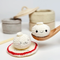 Dim Sum edition amigurumi pattern by Knotmonster
