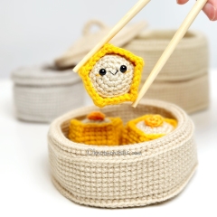 Dim Sum edition amigurumi pattern by Knotmonster