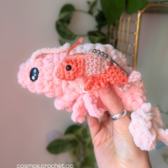 Shrimply the best amigurumi by Cosmos.crochet.qc