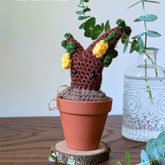 Sir lemington the  lemon tree amigurumi by Cosmos.crochet.qc