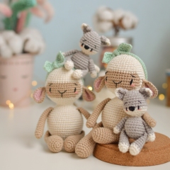Beela and Bito amigurumi pattern by O Recuncho de Jei