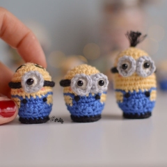 Mini Minions amigurumi pattern by O Recuncho de Jei