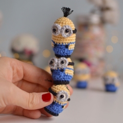 Mini Minions amigurumi by O Recuncho de Jei