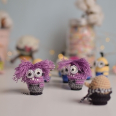 Mini Minions amigurumi pattern by O Recuncho de Jei