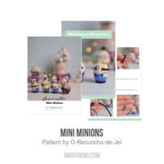 Mini Minions amigurumi pattern by O Recuncho de Jei