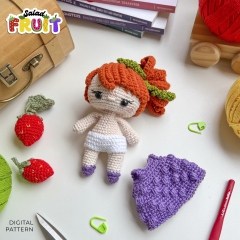 Salad Fruit - Grape amigurumi pattern by GatoMia