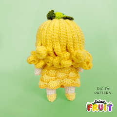 Salad Fruit - Pineapple amigurumi by GatoMia