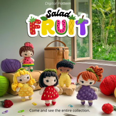 Salad Fruit - Sicilian Lemon amigurumi pattern by GatoMia