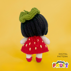 Salad Fruit - Strawberry amigurumi pattern by GatoMia