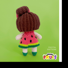 Salad Fruit - Watermelon amigurumi by GatoMia