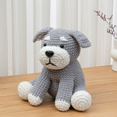 Crochet Dog Schnauzer  amigurumi pattern by The Loop Story