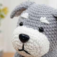 Crochet Dog Schnauzer  amigurumi pattern by The Loop Story