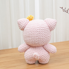 Pinky Baby Pig  amigurumi by The Loop Story