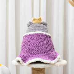 Queen Cat British Shorthair amigurumi by The Loop Story