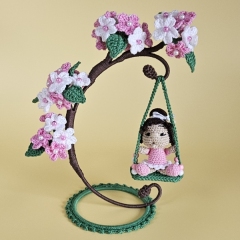 Flower children - Sakura Cherry Blo amigurumi pattern by SaphirhaseDesign