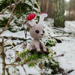 Maeve the Mushroom Deer amigurumi pattern by Miss Cuddlington