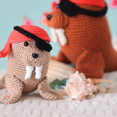 Capt'n Tusk the walrus pirate amigurumi pattern by unknown