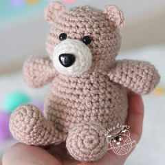 Kuma the butterfly-bear amigurumi by LikeALigerCrochet