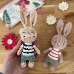 Pipelette, the little bunny amigurumi pattern by Galounette Crochete