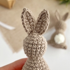 Mini bunny keychain  amigurumi pattern by AmiGuide