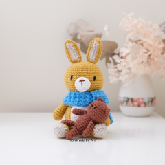 Theodore the Bunny amigurumi by Handmade by Ani