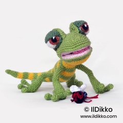 Giorgio the gecko amigurumi pattern by IlDikko