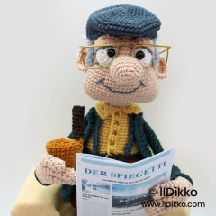 Grandpa Greg amigurumi by IlDikko