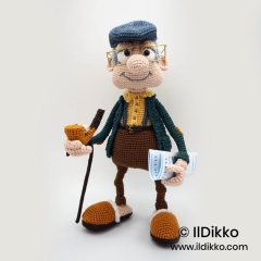 Grandpa Greg amigurumi pattern by IlDikko