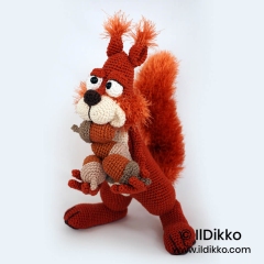 Sid the Squirrel amigurumi pattern by IlDikko
