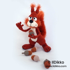 Sid the Squirrel amigurumi by IlDikko