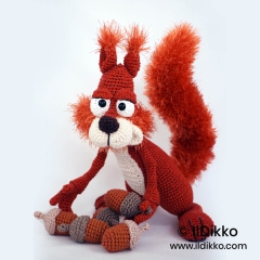 Sid the Squirrel amigurumi pattern by IlDikko