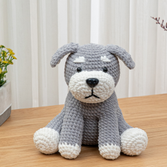Crochet Dog Schnauzer 