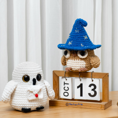 Snowy and Magic Wizard Owl