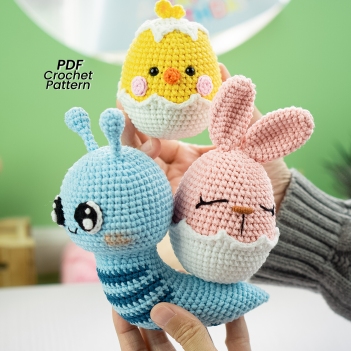 Egg Snail amigurumi pattern by Lennutas