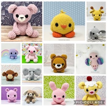Animal Fun Bundle amigurumi pattern by Whimsical Yarn Creations