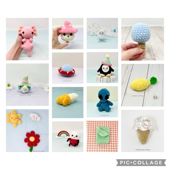 Mini Amigurumi Bundle amigurumi pattern by Whimsical Yarn Creations
