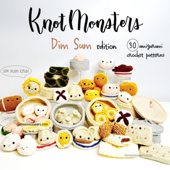 Dim Sum edition amigurumi pattern by Knotmonster